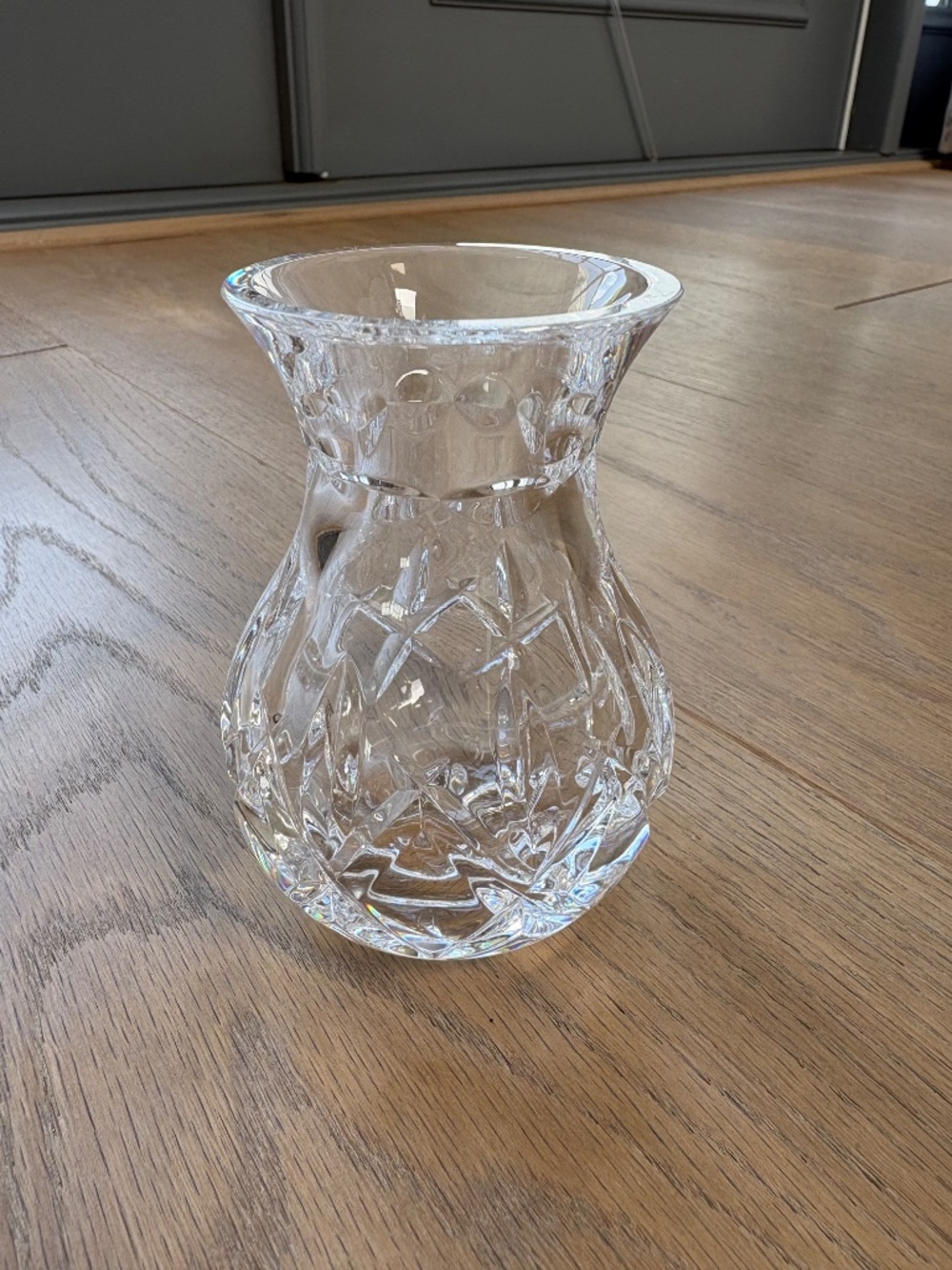 Waterford Crystal Signed 3.75" Posy Vase w/Original Box Made in Ireland
